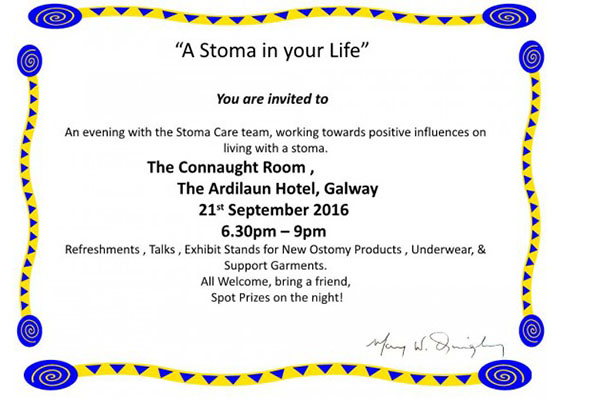 Galway University Hospitals Stoma Care information evening