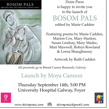 Collection of Poetry launches in UHG in aid of Breast Cancer Research