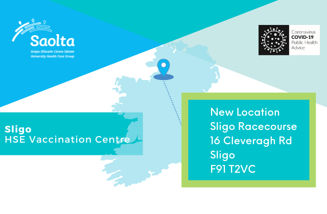 Relocation of Sligo Vaccination Centre | HSE West North West