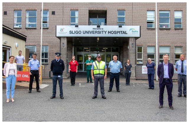 Sligo University Hospital thanks Sligo County Council staff for their support 