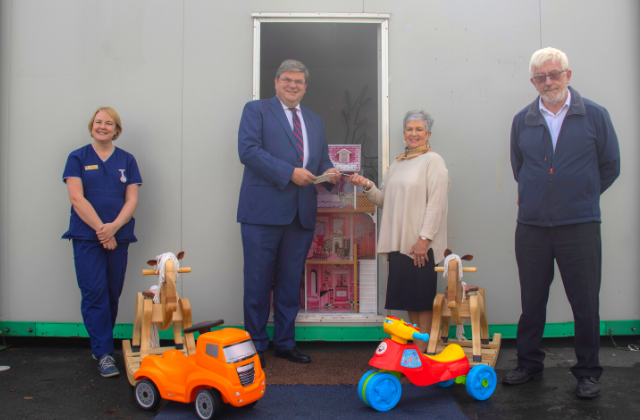 Donation Of Portacabin To Paediatric