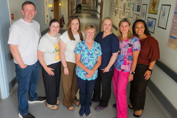 Injury Unit Team: Colleagues from Roscommon Injury Unit join Maggie Mew to mark her retirement after 24 years of dedicated service (from left): Peter Carrig, Candidate Advanced Nurse Practitioner and Advanced Nurse Practitioners Deneka Hanly, Marina O'Flanagan, Maggie Mew, Patricia Larkin, Nadia Finneran and Dona Cromar.