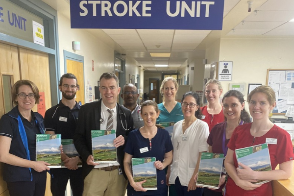 Members of the Mayo University Hospital Stroke Unit pictured on the ward on World Stroke Day