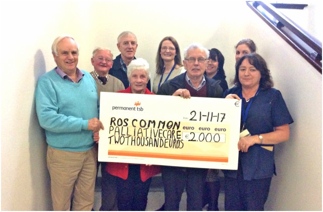 Cheque presentation to Palliative Care Services, RUH