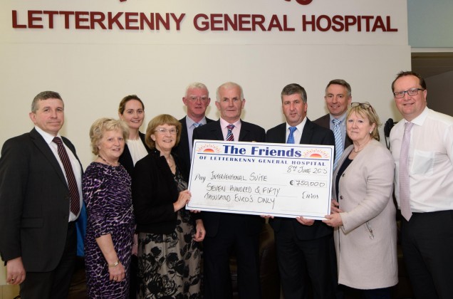 Friends of Letterkenny General Hospital present €750,000 for Interventional Suite