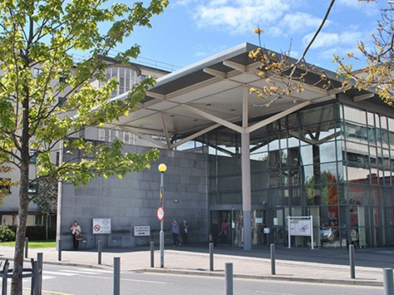 Emergency Department at University Hospital Galway busy today