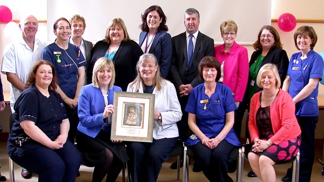 Portiuncula Hospital staff receiving re-accreditation from Dr Genevieve Becker