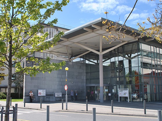 University Hospital Galway main entrance Picture of University Hospital Galway main entrance